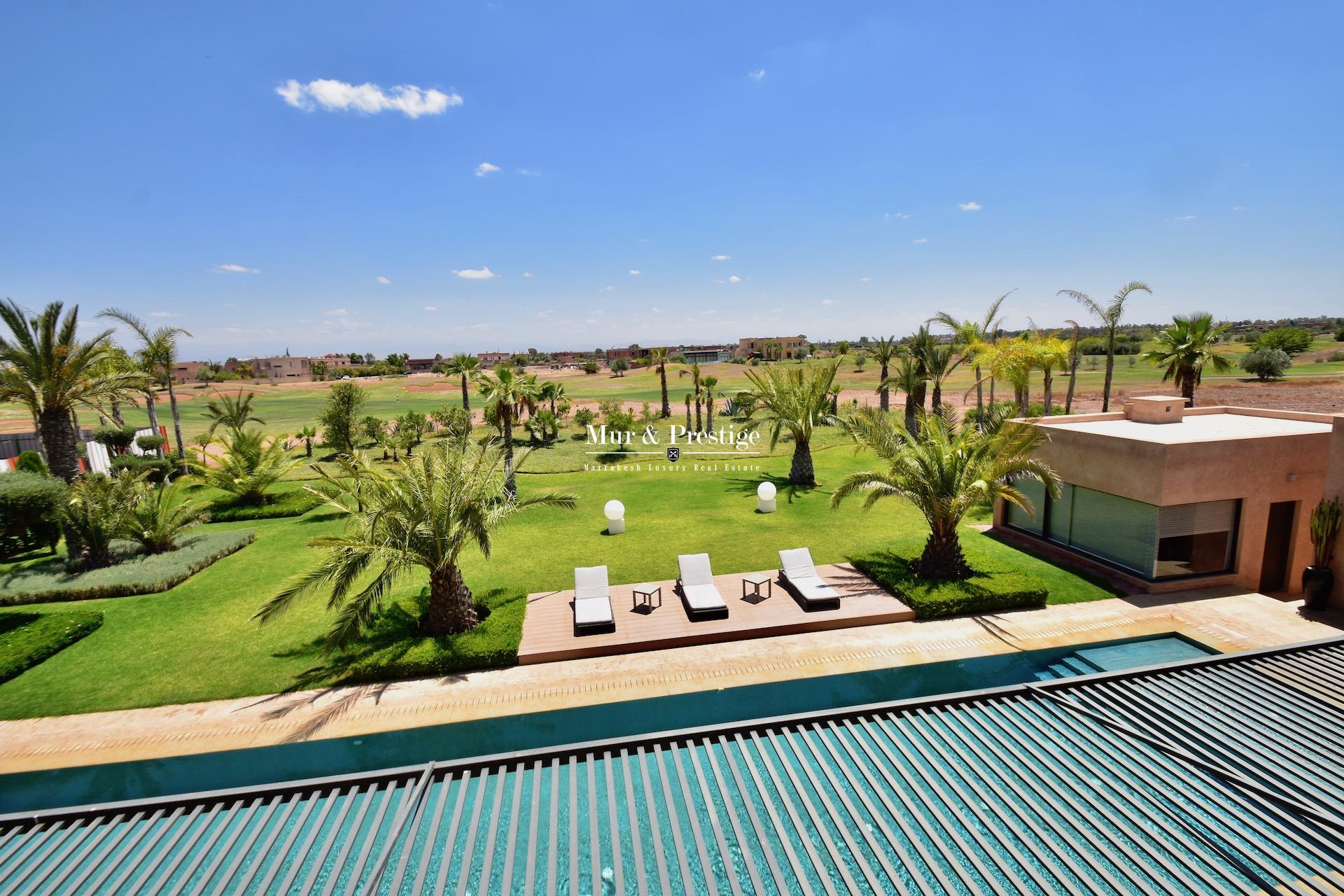 Maison moderne en vente sur le golf de Amelkis à Marrakech