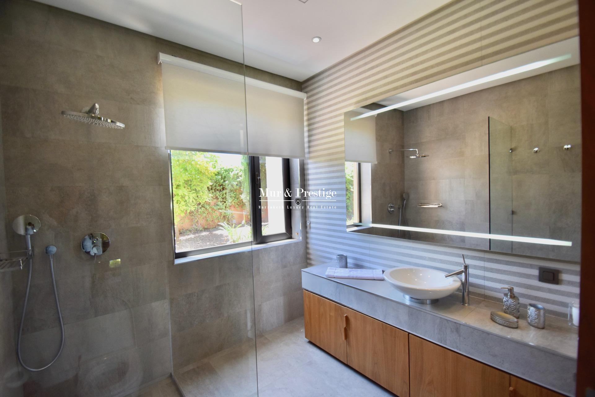 Maison moderne en vente sur le golf de Amelkis à Marrakech