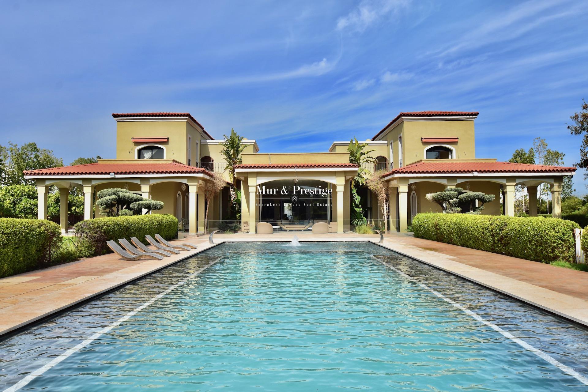 Agence Immobilière Marrakech - Maison à vendre proche du Fairmont Royal Palm 