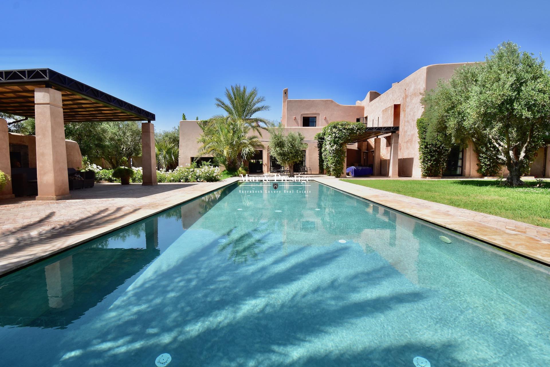 Agence Immobilière Marrakech - Magnifique villa en vente à Marrakech 