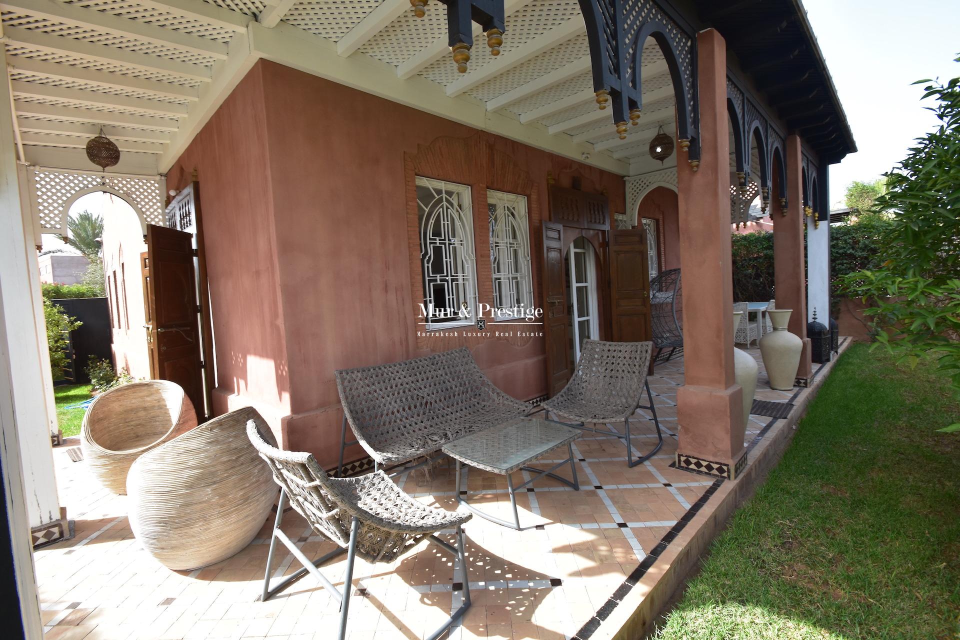 Maison de charme à Vendre à Marrakech - Agence Immobilière