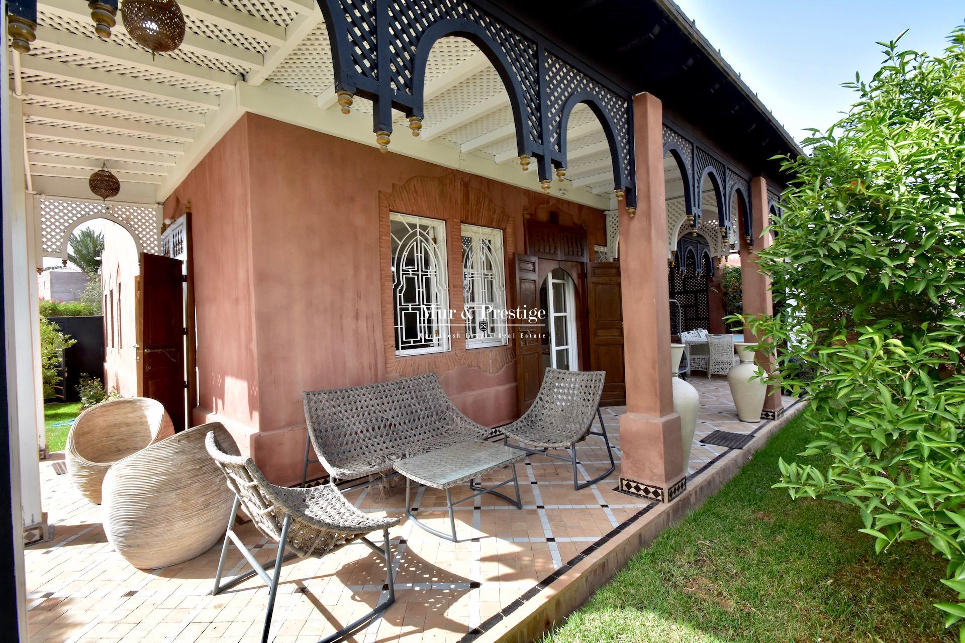 Maison de charme à Vendre à Marrakech - Agence Immobilière