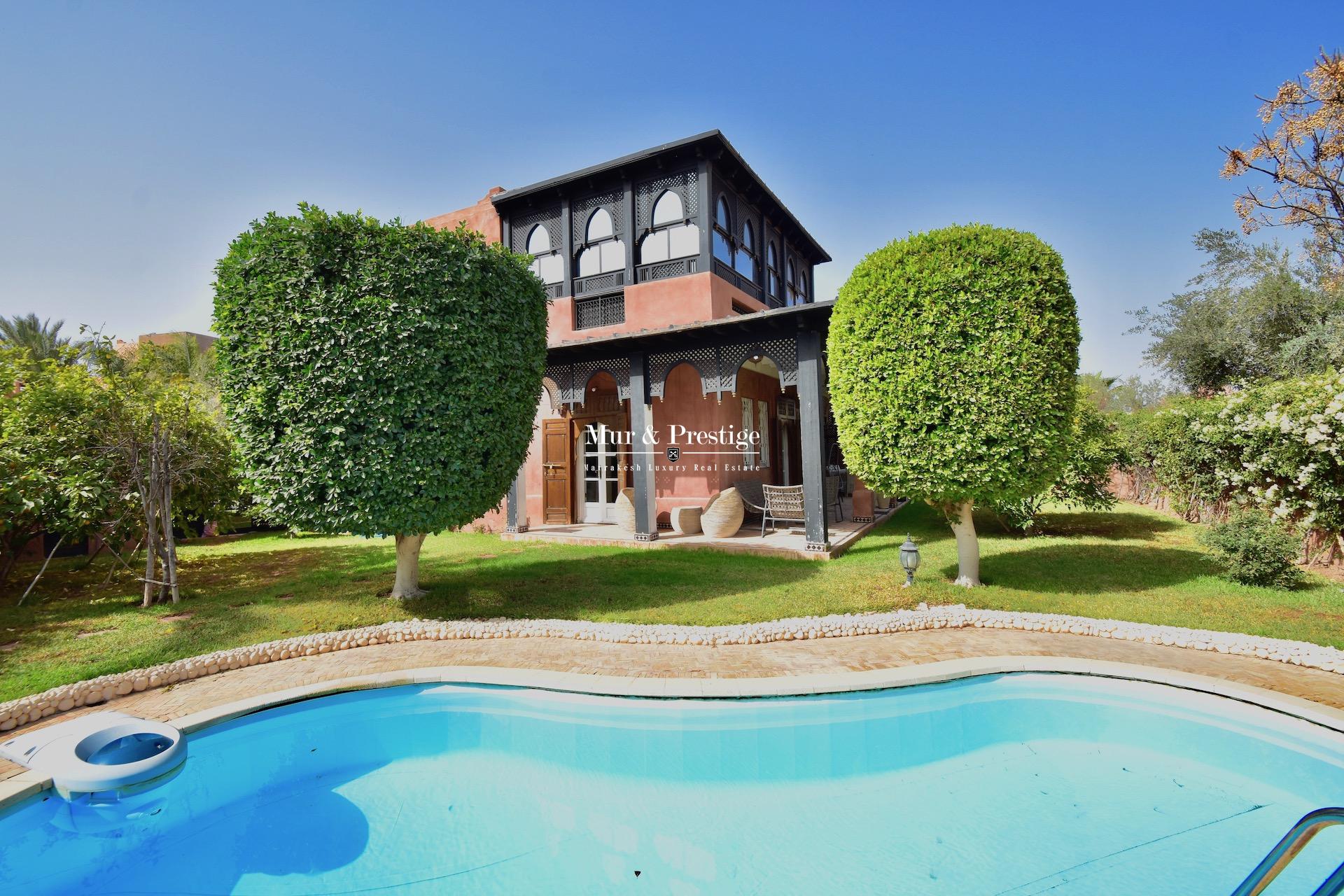 Maison de charme à Vendre à Marrakech - Agence Immobilière