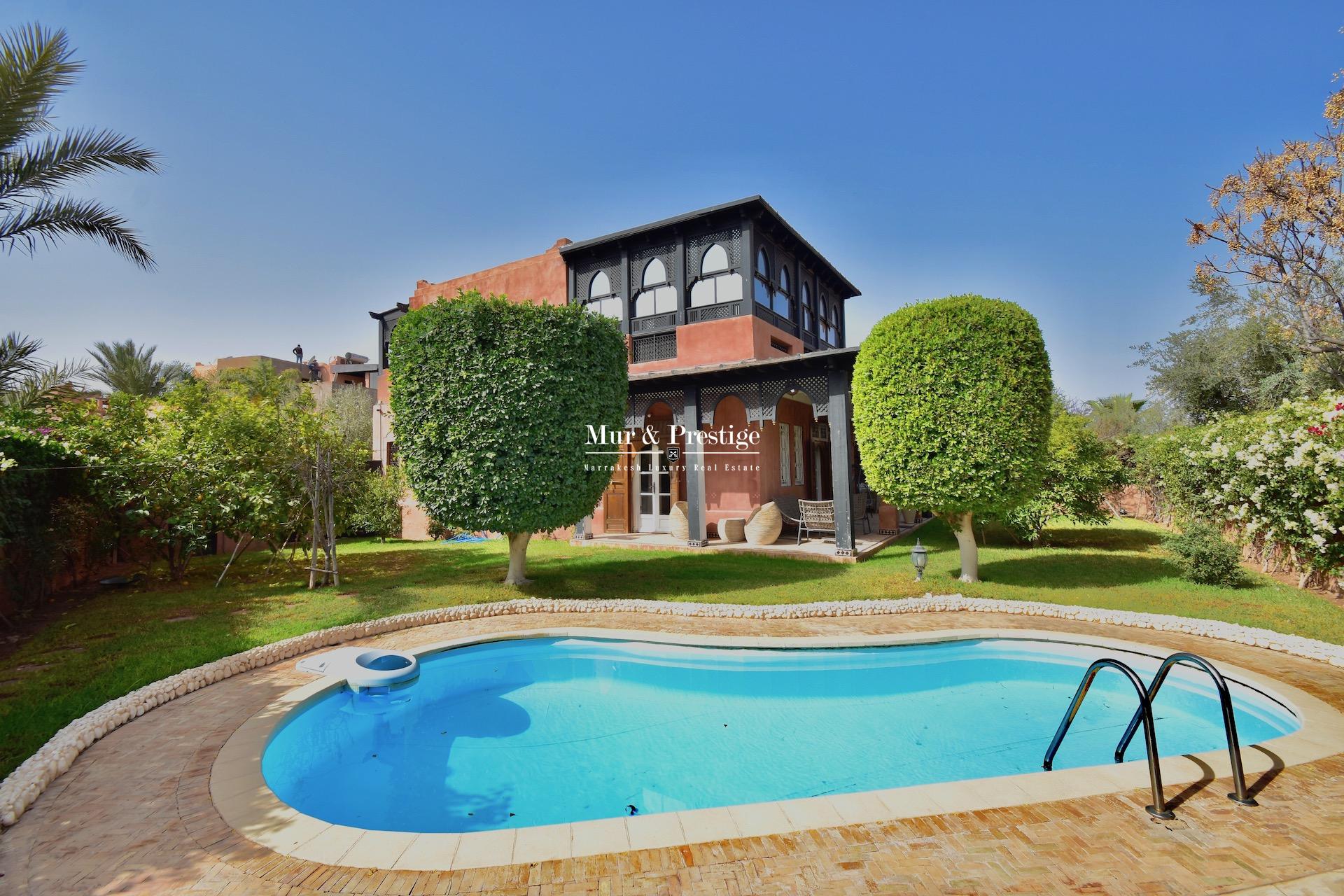 Maison de charme à Vendre à Marrakech - Agence Immobilière