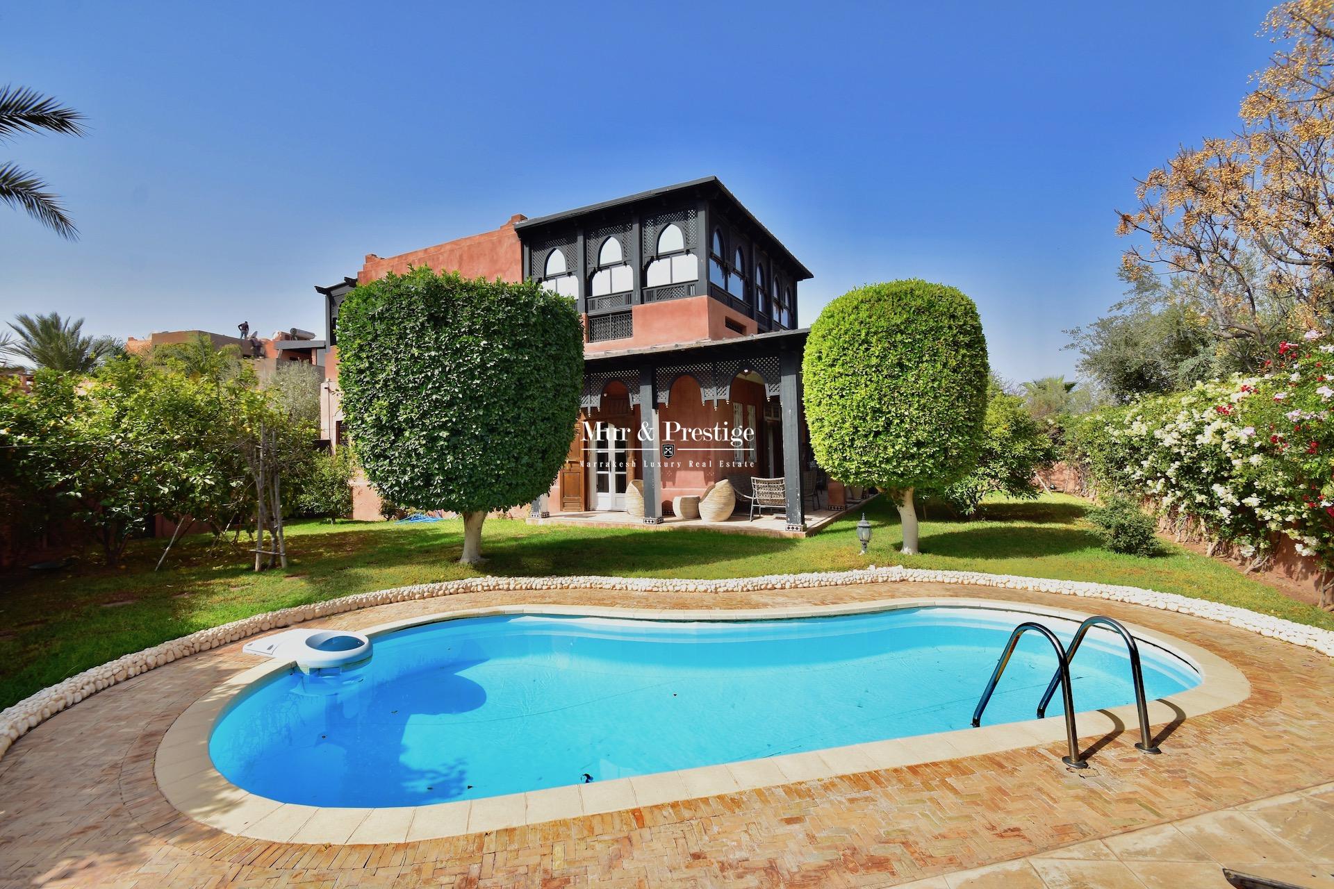 Maison de charme à Vendre à Marrakech - Agence Immobilière