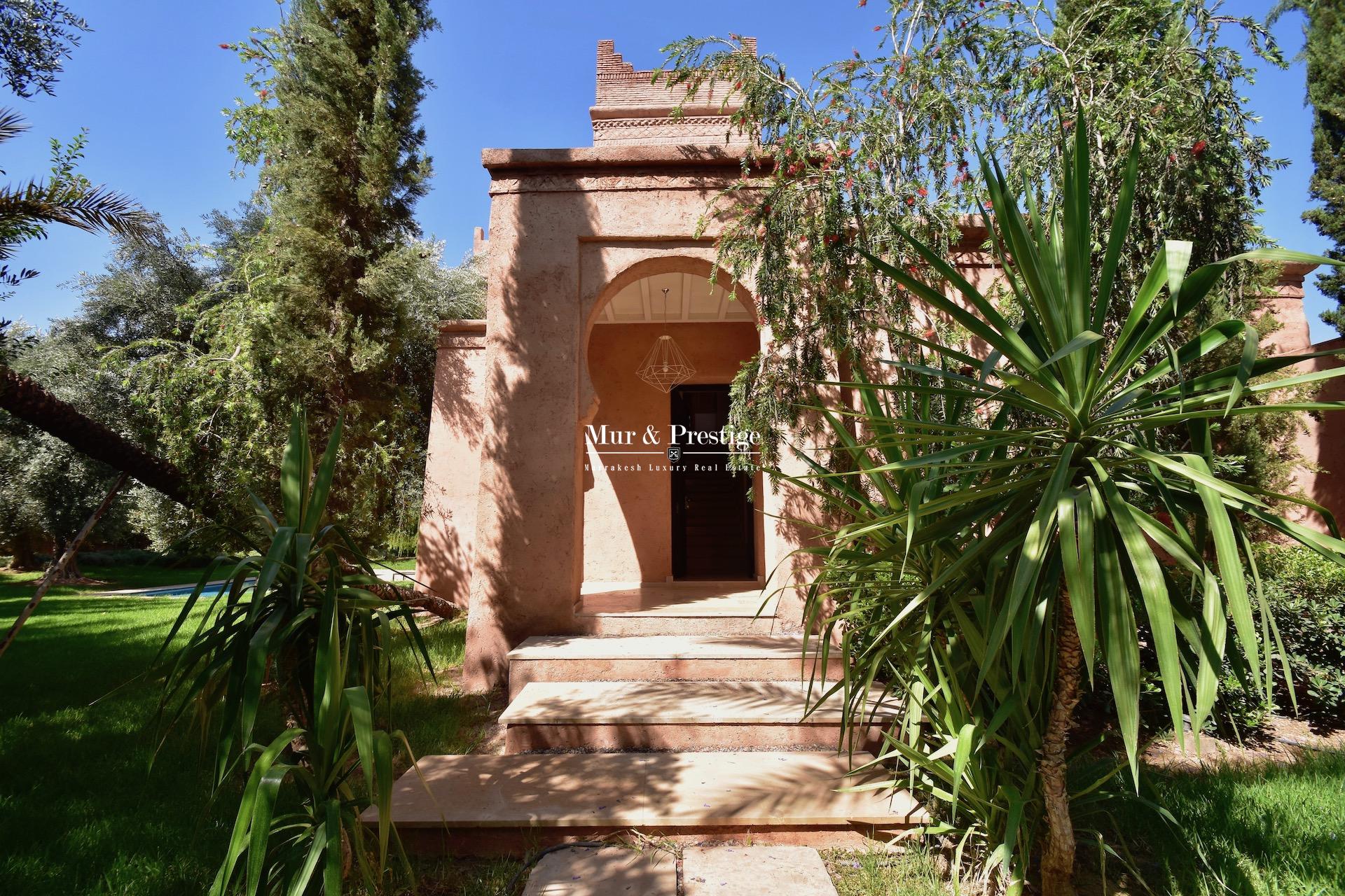 Maison à vendre à Marrakech à la Palmeraie 