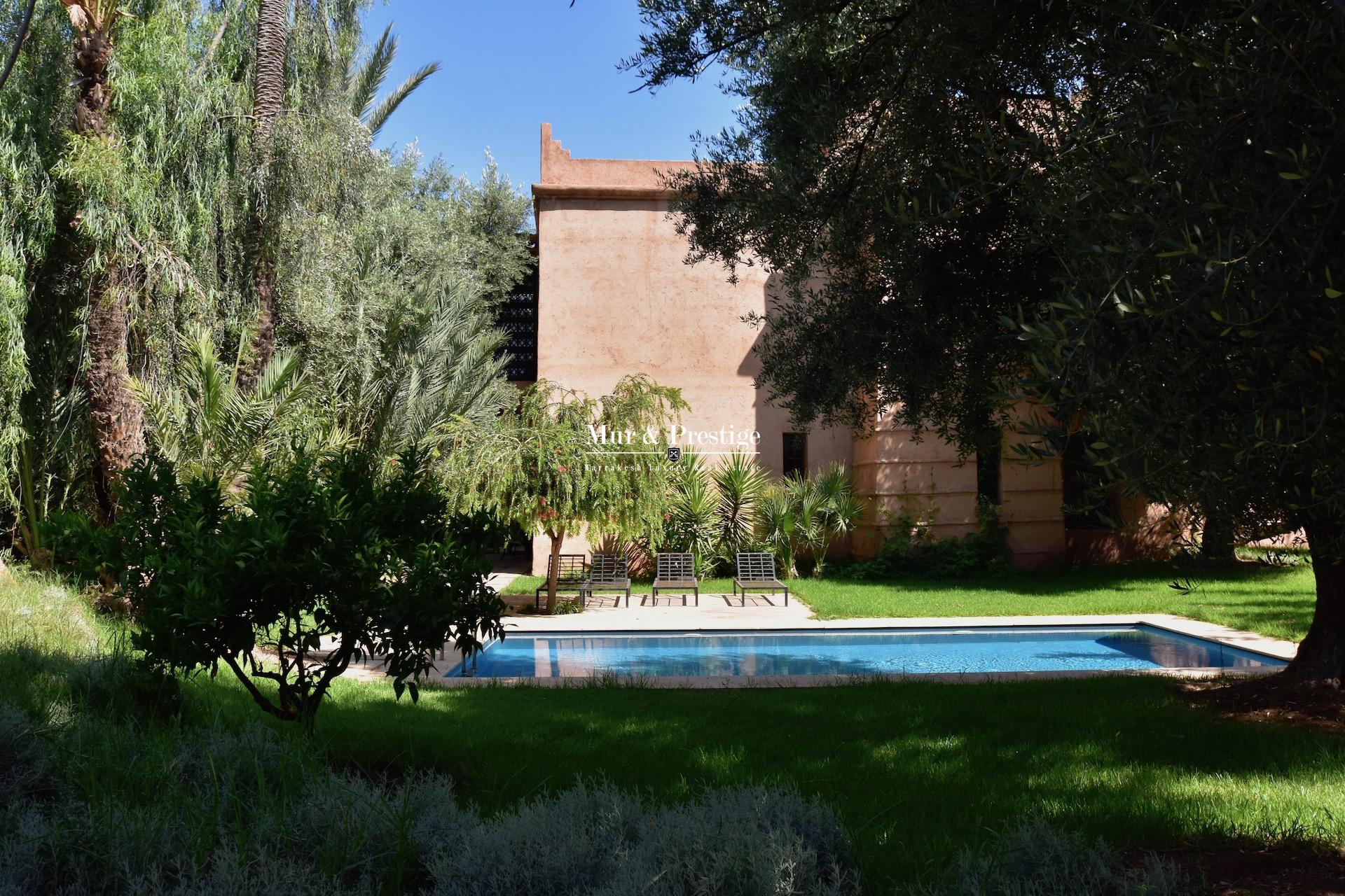 Maison à vendre à Marrakech à la Palmeraie 