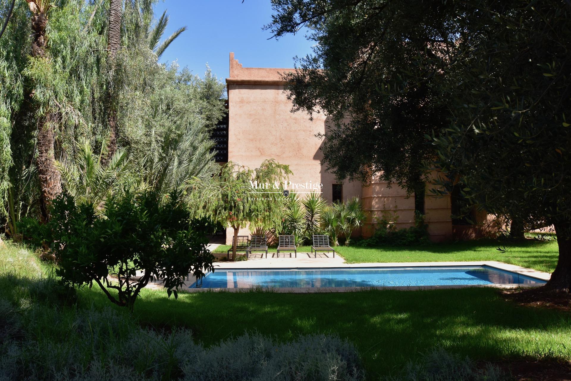 Maison à vendre à Marrakech à la Palmeraie 