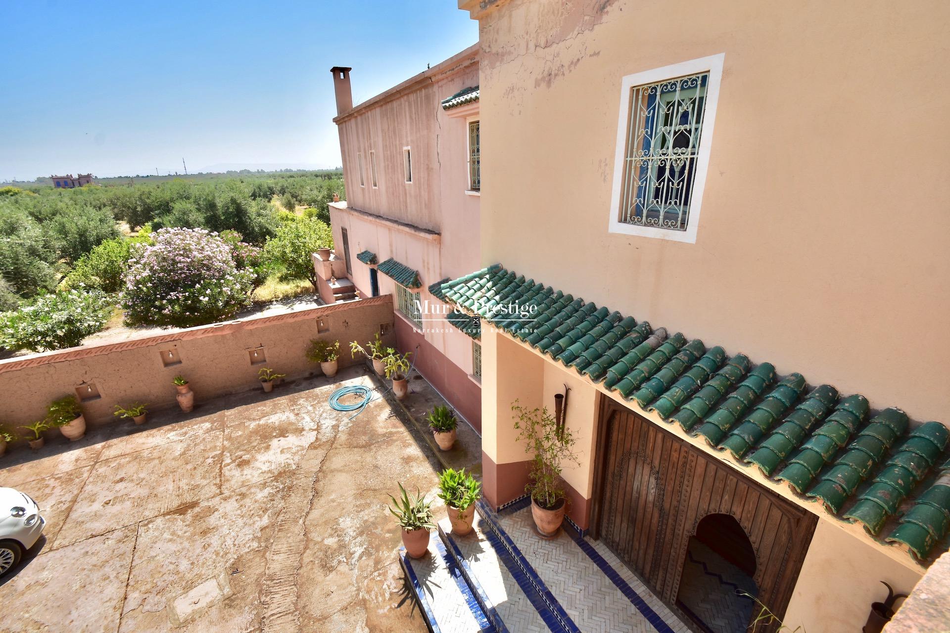 Maison coup de cœur des années 60 à vendre à Marrakech