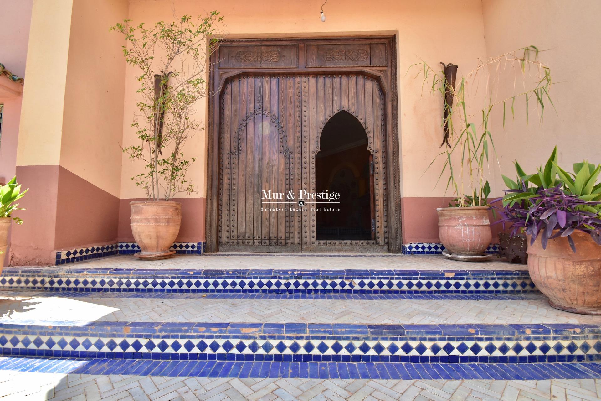 Maison coup de cœur des années 60 à vendre à Marrakech