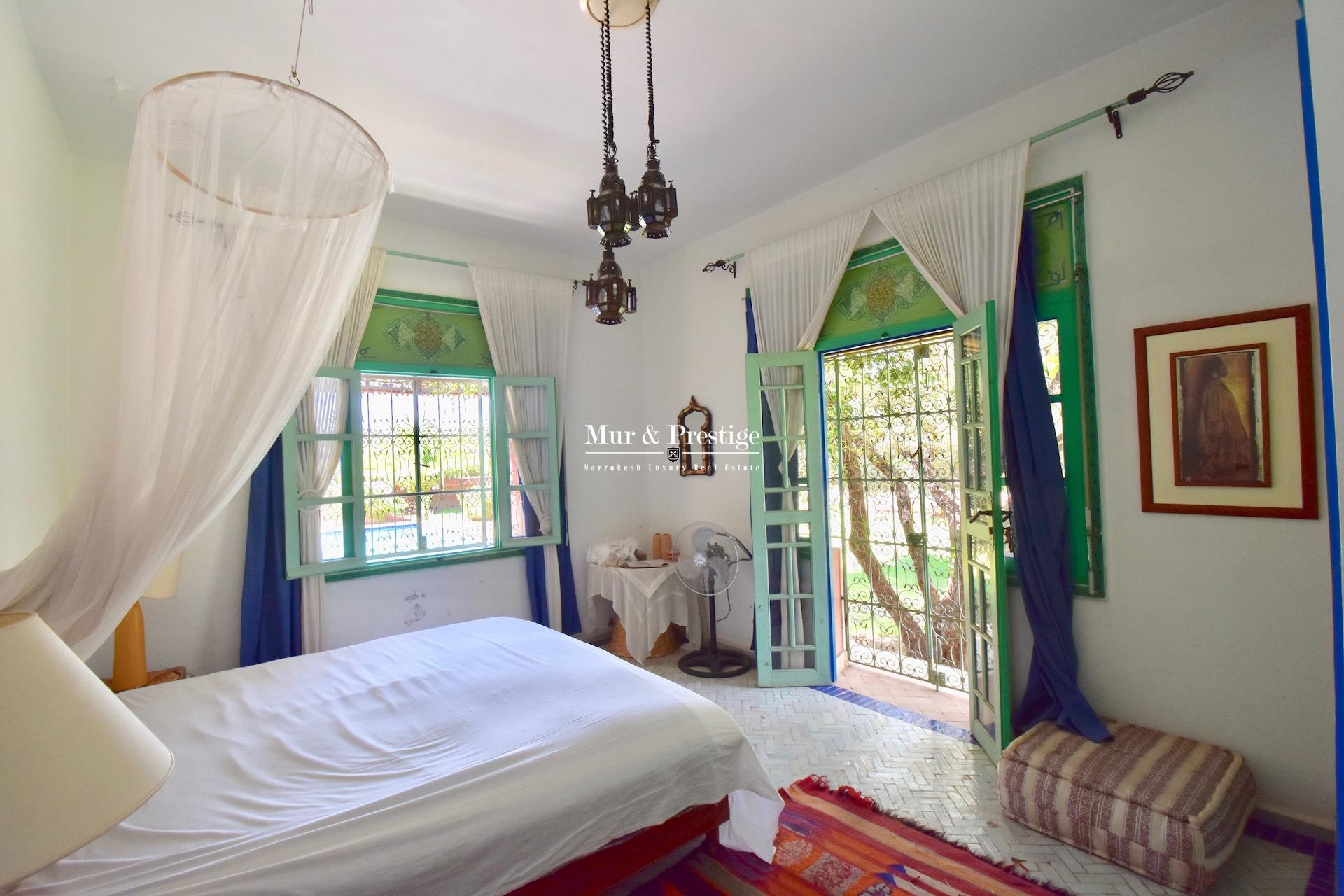 Maison coup de cœur des années 60 à vendre à Marrakech