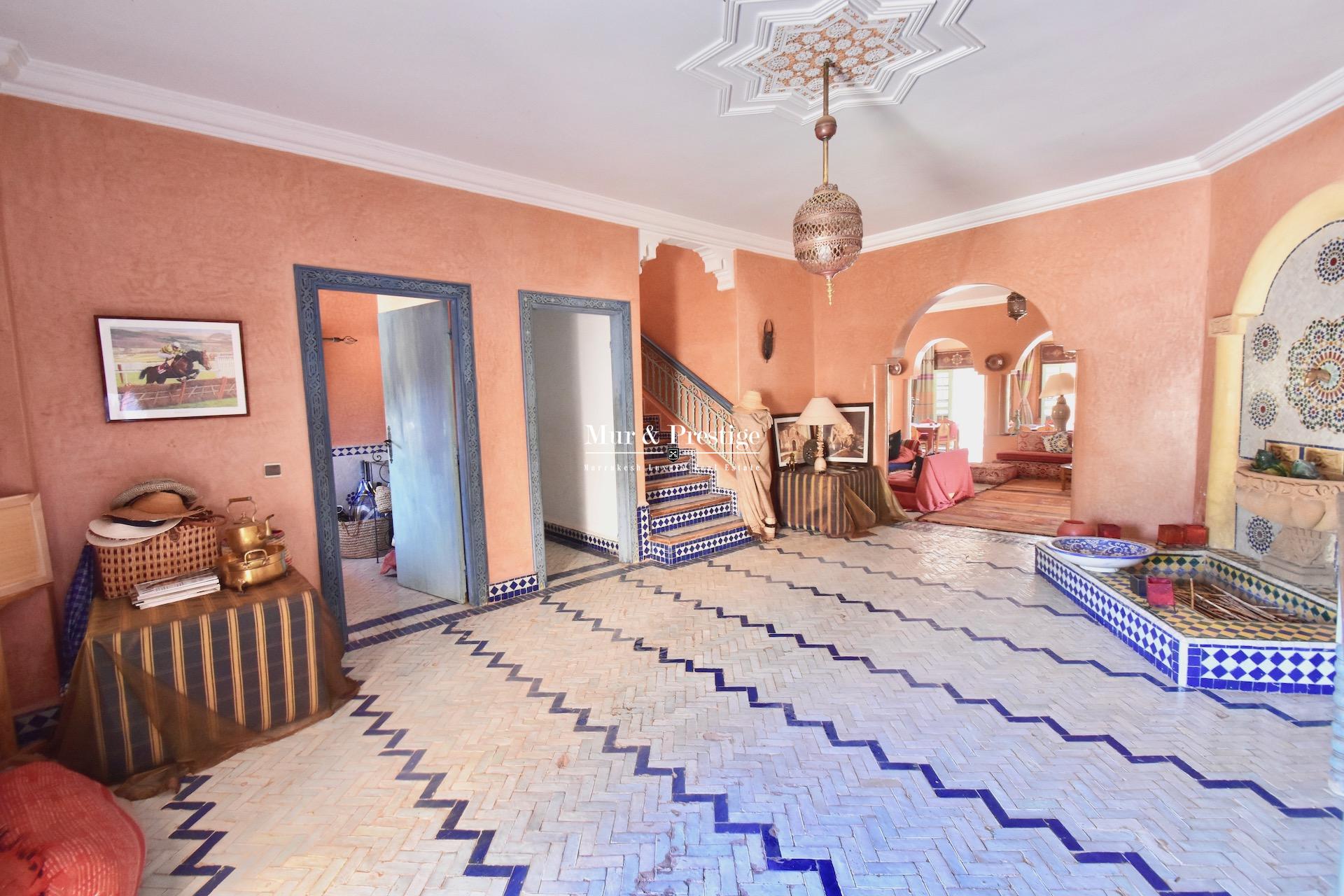 Maison coup de cœur des années 60 à vendre à Marrakech