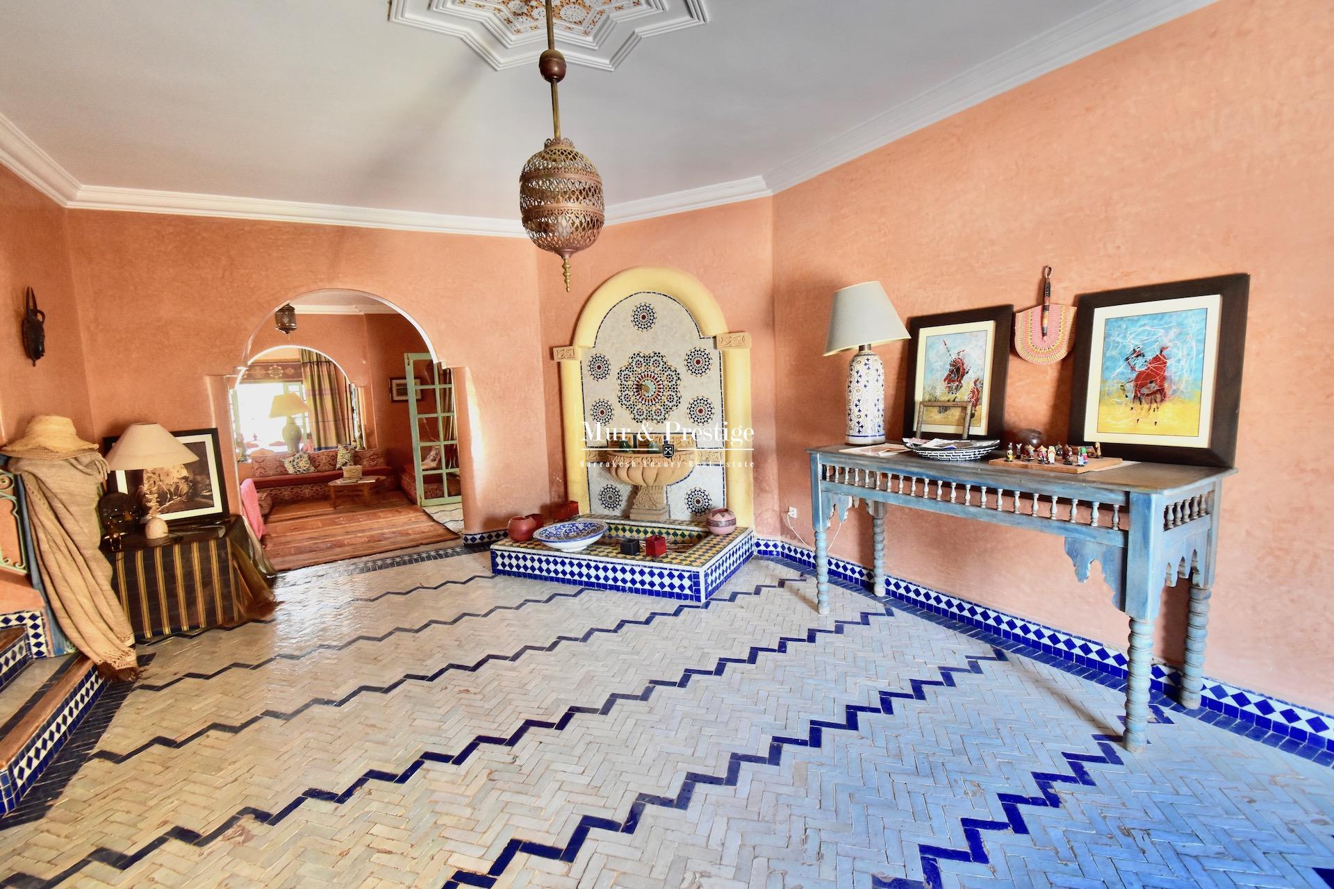 Maison coup de cœur des années 60 à vendre à Marrakech