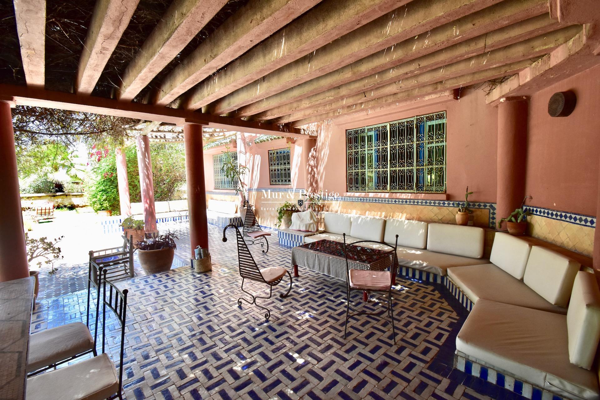 Maison coup de cœur des années 60 à vendre à Marrakech