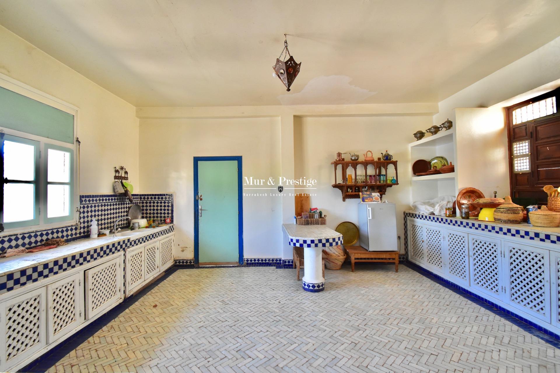 Maison coup de cœur des années 60 à vendre à Marrakech