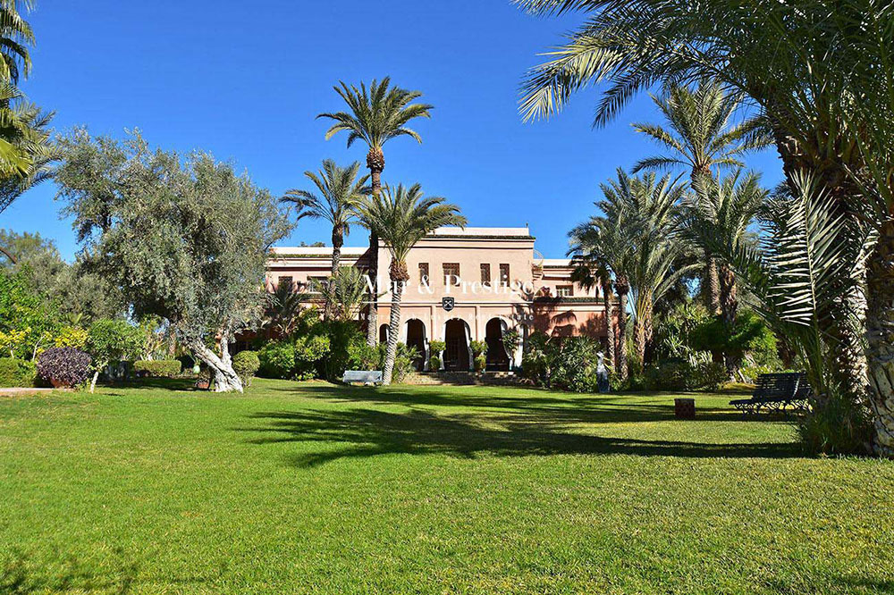 Villa marocaine a vendre dans la Palmeraie